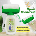 Wall Repair Paint Roller, Water-Based White Touch-Up Paint Kit, for Home Interior Wall Cracks and Stains