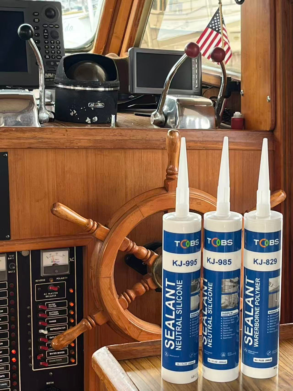 2pc KJ-995 Premium Neutral Silicone Sealant - 100% Waterproof &amp; Anti-Mold Weatherproofing Caulk (300ml)